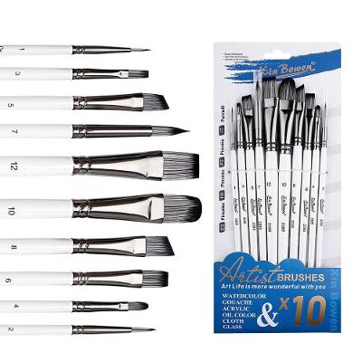 Pincéis de Pintura para Artesanato 20 Pçs Modelo Gancho Linha em Náilon Metal e Madeira OEM