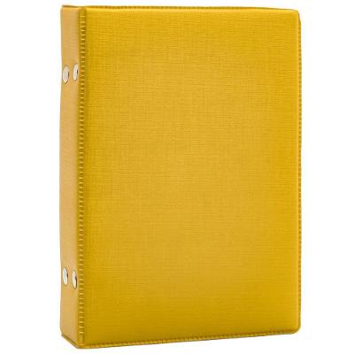 Álbum Fotográfico OEM Glitter 10x15 Pop Top em Couro Sintético para 120 Registros Dourado