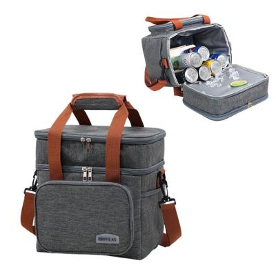 Bolsa Térmica Expansível de Grande Capacidade para Passeios ao Ar Livre Cinza OEM