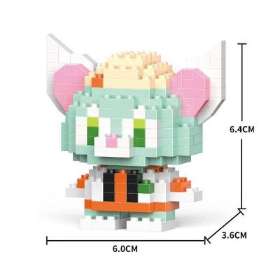 Blocos de Montar Infantis W2601-03 Educativo com Animais em Plástico ABS Ecológico OEM