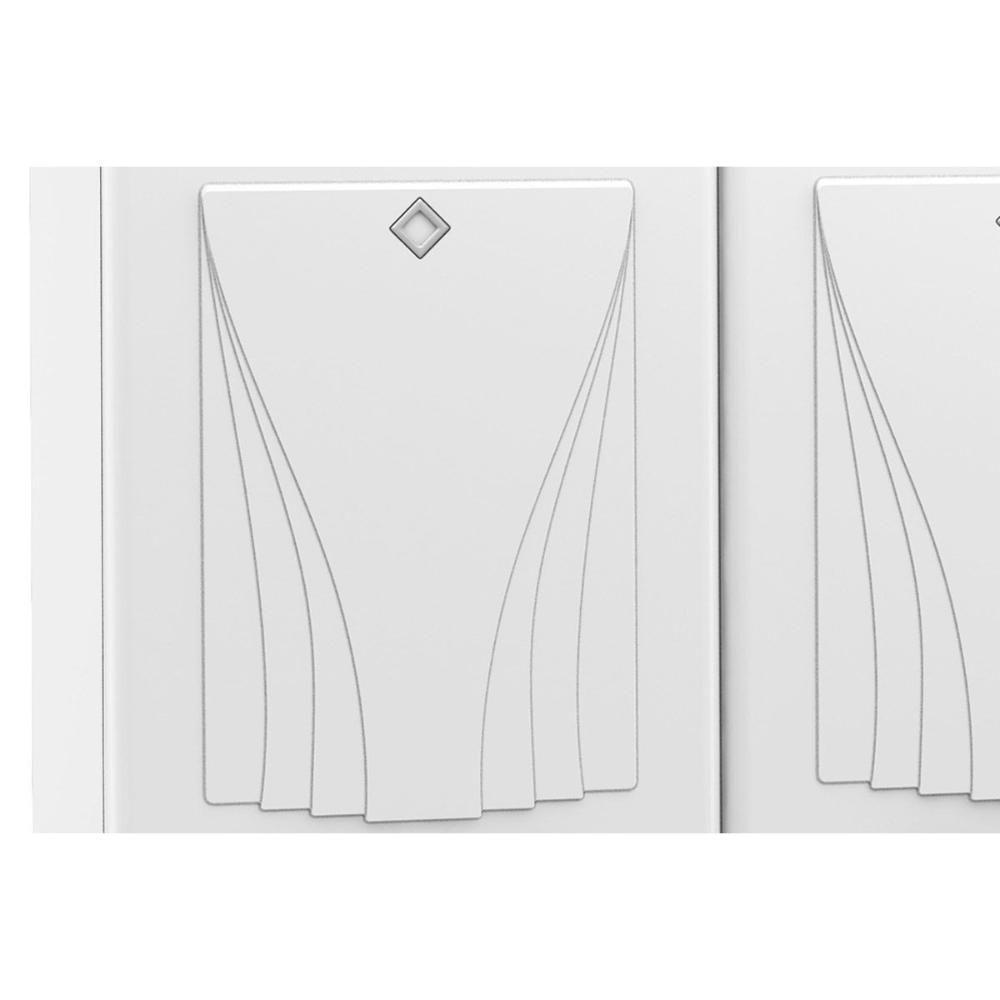 Cozinha Modulada Telasul Star New  3 Peças (2 Armários + 1 Paneleiro) CPT106 Branco/Preto - 8