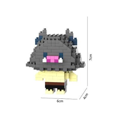 Blocos de Montar Infantis F3047 Educativos Tema Animais em Plástico ABS Inodoro para Crianças OEM