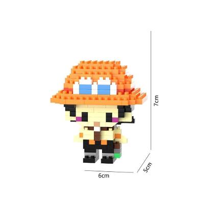 Brinquedo Blocos de Montar Infantil F3034 Educativo Tema Animais em Plástico ABS OEM