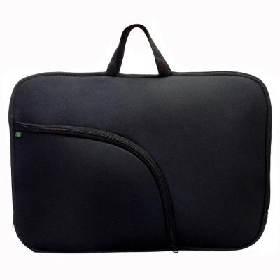 Bolsa para Notebook Case Capa Estojo com Bolso Frontal e Alça Reforçada Preto OEM