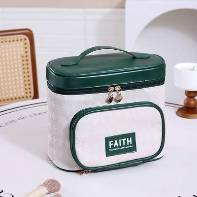 Bolsa para Armazenamento de Joias e Maquiagem 2 em 1 Compacta Verde OEM