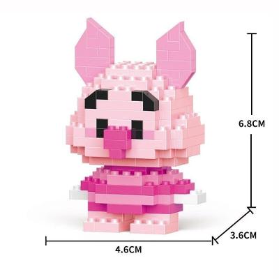 Blocos de Montar Infantis W2601-20 Educativo em Plástico ABS com Acabamento Suave MOC OEM