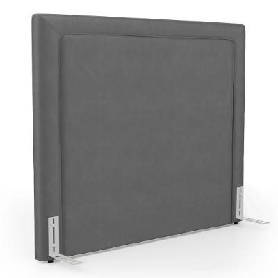 Cabeceira Para Cama Box King Size Alba Veludo Com Frame Cinza Abmaza