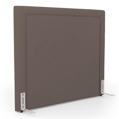Cabeceira Para Cama Box Alba Queen Linho Lisa Marrom Abmaza