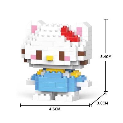 Brinquedo Blocos de Montar Infantil W2601-18 Educativo com Animais em Plástico ABS Ecológico OEM
