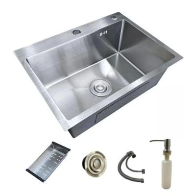 Pia Cuba de Cozinha Cuba Pia de Aço Inoxidável 304 Retangular de Embutir com Visor Digital Preto OEM
