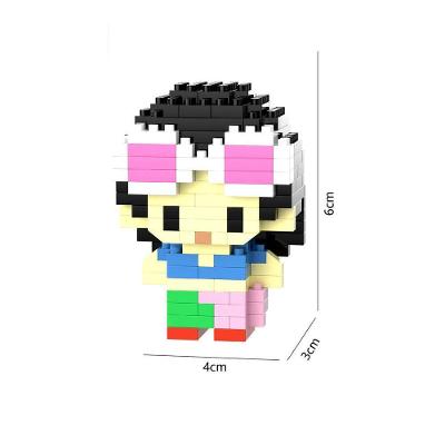 Brinquedo Blocos de Montar Infantil F3032 Educativo com Animais em Plástico ABS OEM