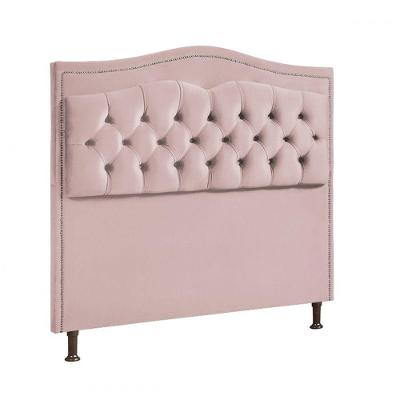 Cabeceira Para Cama Box Solteiro Holanda Plus Veludo Rosê Shop Das Cabeceiras