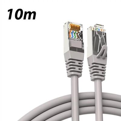 Cabo de Rede Rj45 Cat6 Categoria 6A 10m para Internet Alta Velocidade 1.0 Gbps Oem