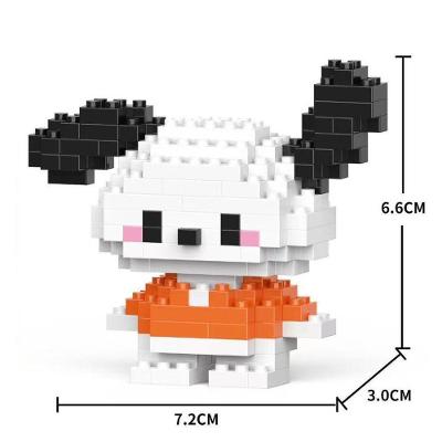 Brinquedo Blocos de Montar Infantil w2601-14 Educativo com Animais em Plástico ABS OEM