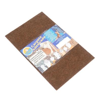 Arranhador Adesivo para Gato OEM Protetor para Sofá e Cama Box em Carpete 100% Poliéster Marrom