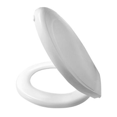 Assento Sanitário Almofadado Classic Hyper Oval Universal Plástico Fechamento Convencional Branco
