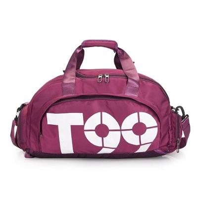 Bolsa Esportiva Mochila Ming com Bolso para Tênis Impermeável Roxo OEM