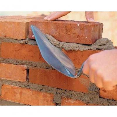 Colher de Pedreiro 07 Cabo Madeira 77358075 com Lâmina 7 POLEGADAS em Aço Carbono Especial