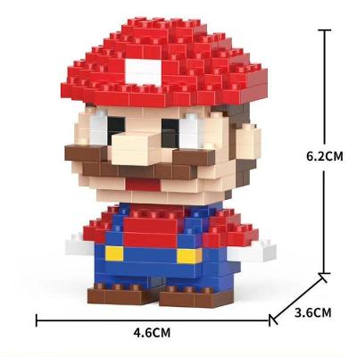 Brinquedo Blocos de Montar Infantil w2601-37 Educativo com Animais em Plástico ABS OEM