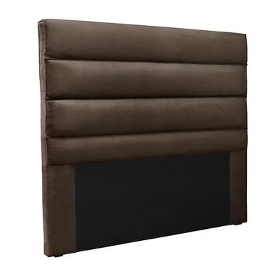Cabeceira Decorativa King Size 1,95m Guess Veludo Marrom G63 - Gran Belo