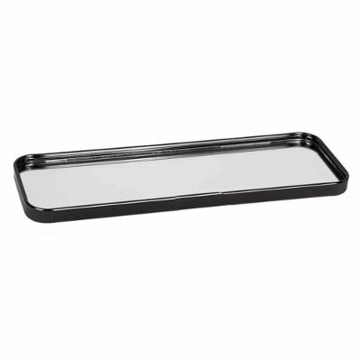 Bandeja Decorativa Espelhada Multiuso 30X10CM para Organização Preto Livon