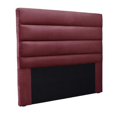Cabeceira Decorativa 1,40m Guess Veludo Vinho G63 - Gran Belo