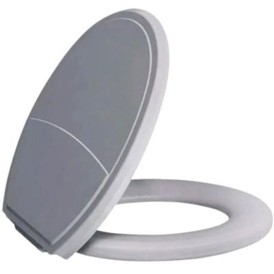 Assento Sanitário Almofadado Classic Compatível Deca Celite Icasa Incepa Oval Plástico Fechamento
