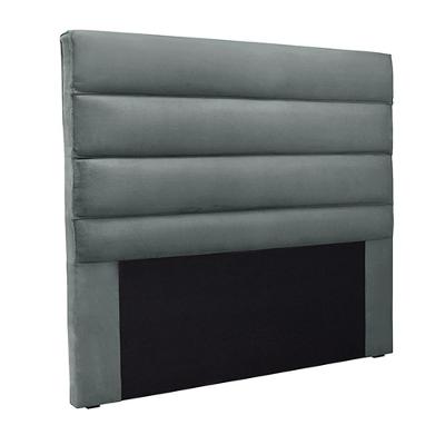 Cabeceira Decorativa 1,40m Guess Veludo Cinza G63 - Gran Belo