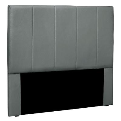 Cabeceira Decorativa Casal 1,40m Erza Veludo Cinza G63 - Gran Belo