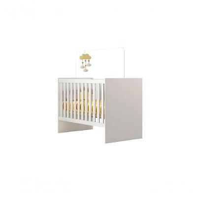 Berço Infantil Convencional Life em MDF sem Colchão Branco Certificado