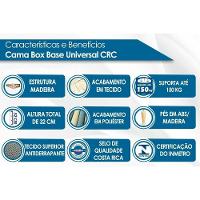 Cama Box Base Casal Bipartido Universal Courano Clean (138 (2 vol 69x188x20)) - Costa Rica - 2