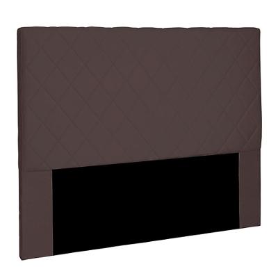 Cabeceira Decorativa King Size 1,95m Baelon Suede Café G63 - Gran Belo