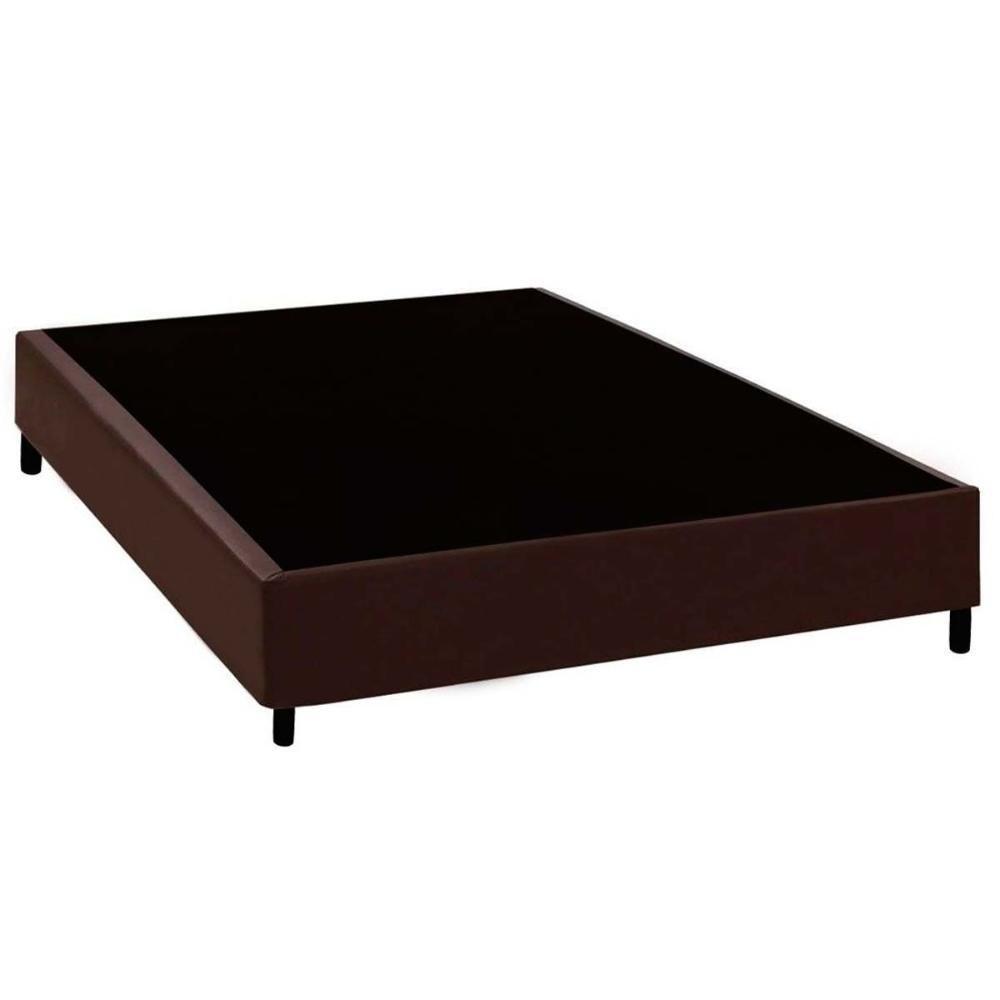 Cama Box Base Casal Bipartido Universal Courano Brown (138 (2 vol 69x188x20)) - Costa Rica - 1
