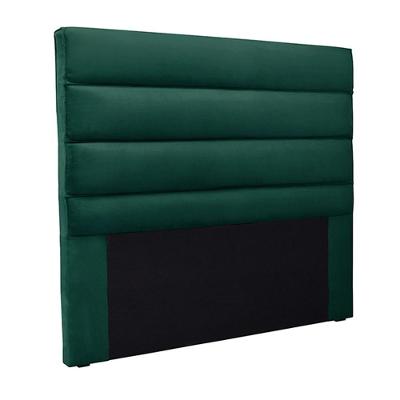 Cabeceira Decorativa Queen Size 1,60m Guess Veludo Verde Floresta G63 - Gran Belo