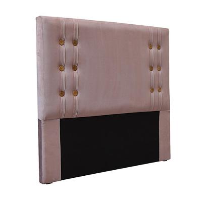 Cabeceira Decorativa Casal 1,40m Kors Veludo Lilás G63 - Gran Belo