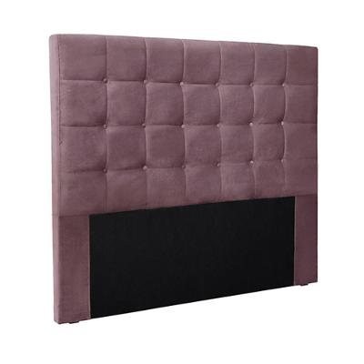 Cabeceira Decorativa Casal 1,40m Tropea Veludo Uva G63 - Gran Belo