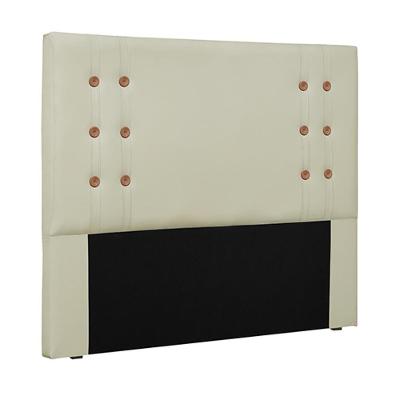 Cabeceira Decorativa Queen Size 1,60m Kors Pu Marfim G63 - Gran Belo