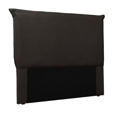 Cabeceira Decorativa Casal 1,40m Trento Pu Marrom G63 - Gran Belo