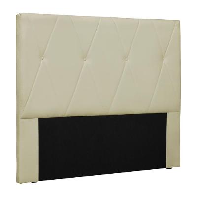 Cabeceira Casal Decorativa 1,40m Yves Pu Marfim G63 - Gran Belo
