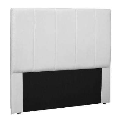 Cabeceira Decorativa Casal 1,40m Erza Pu Branco G63 - Gran Belo