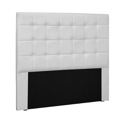 Cabeceira Decorativa Casal 1,40m Tropea Pu Branco G63 - Gran Belo