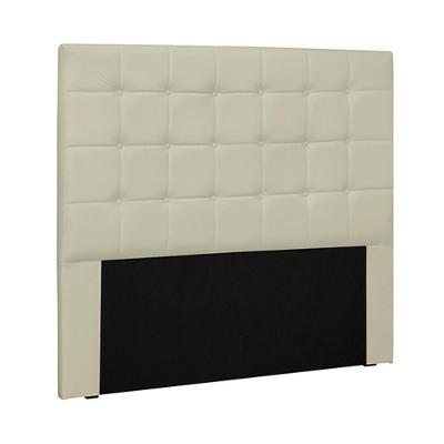 Cabeceira Decorativa Casal 1,40m Tropea Pu Marfim G63 - Gran Belo
