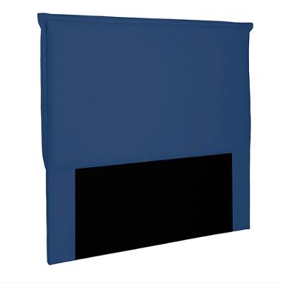 Cabeceira Decorativa Queen Size 1,60m Trento Suede Azul Marinho G63 - Gran Belo