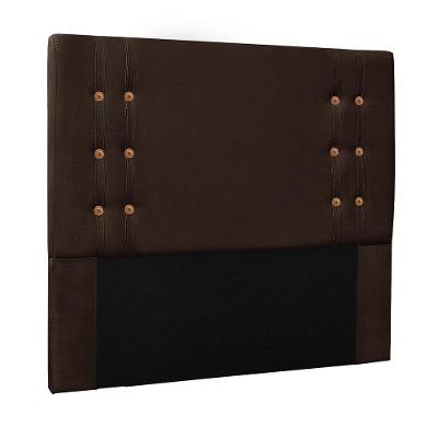 Cabeceira Decorativa Queen Size 1,60m Kors Suede Café G63 - Gran Belo