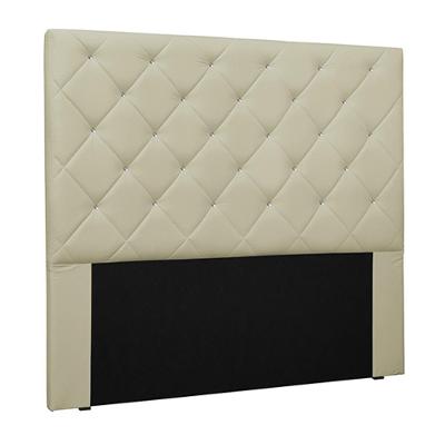 Cabeceira Decorativa Casal 1,40m Tàzio Pu Marfim G63 - Gran Belo