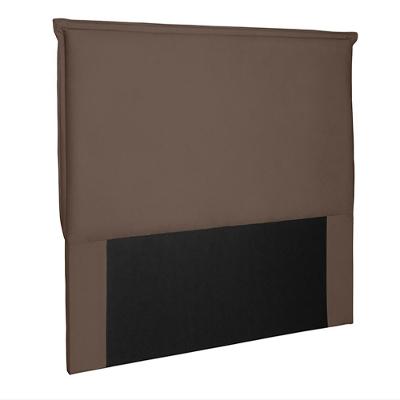 Cabeceira Decorativa Casal 1,40m Trento Suede Caramelo G63 - Gran Belo