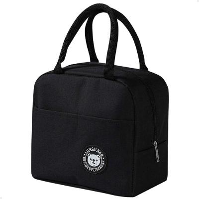 Bolsa Térmica para Marmita GT6338 em Poliéster com Manta Laminada com Bolsinho Frontal Preto Lorben