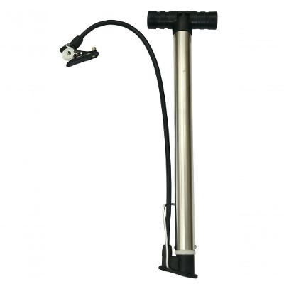 Bomba de Ar Manual GT39 para Pneus, Bolas, Colchões e Infláveis com Apoio para os Pés Prata Lorben