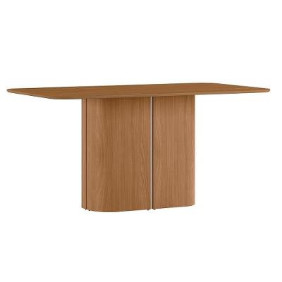 Mesa De Jantar 6 Lugares Retangular 160cm Verbena N01 Ypê - Lyam Decor