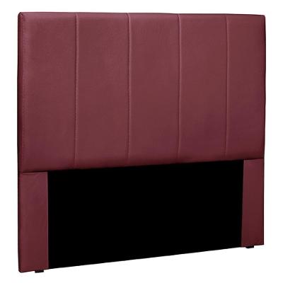 Cabeceira Decorativa Casal 1,40m Erza Veludo Vinho G63 - Gran Belo